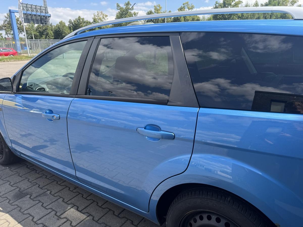 Ford Focus 2 original T&uuml;r hinten links Vision Blau Kombi Facelift Bj.2008